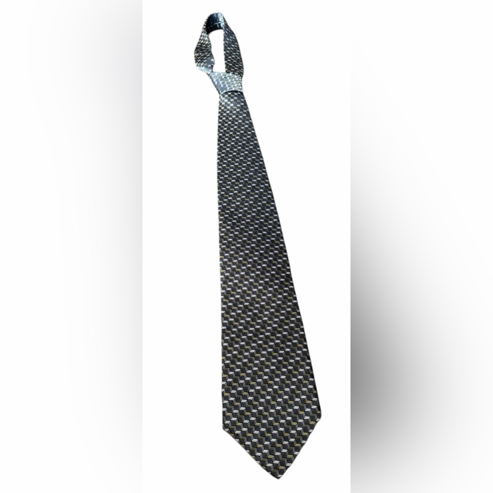 Mara by Countess Mara Silk Tie – Geometric Pattern